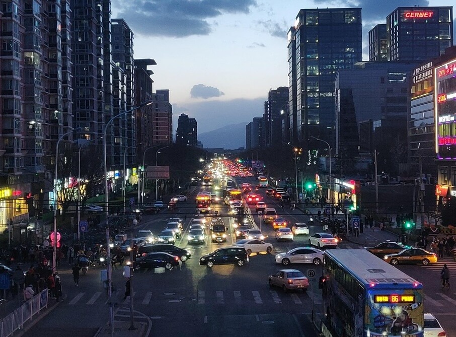 Wudaokou Beijing street scene