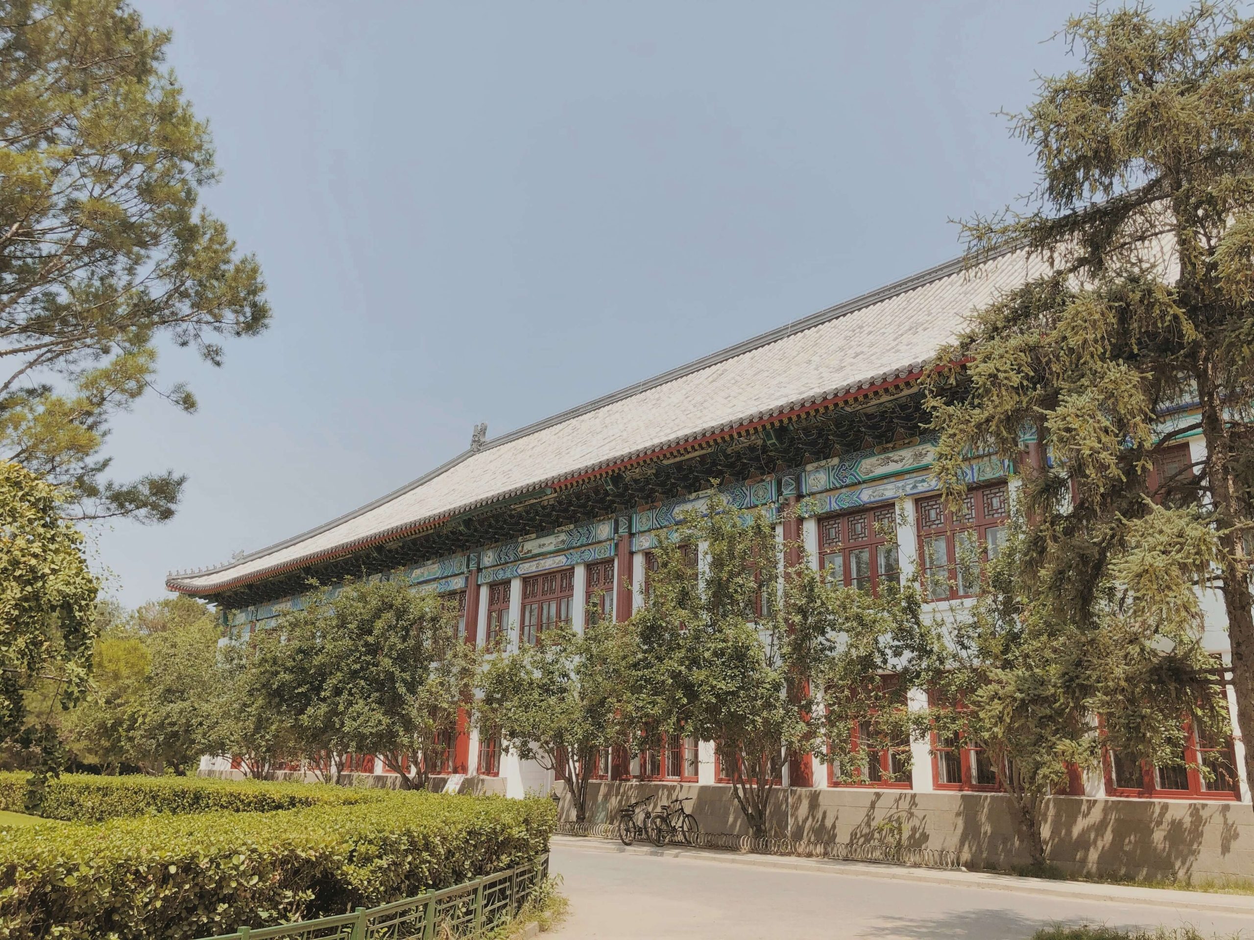 Traditional building on Peking University campus